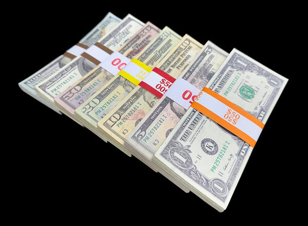 $2.5K (500 WRAPPED $5 DOLLAR BILLS)
