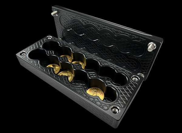 100 1/2oz Gold Coins MATTE BLACK Gold Stacker Brick (PRICE AS SHOWN $1,799.99)*