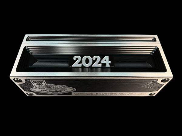 2024 Silver Eagle Brick - AK BLACK - 100oz Capacity (PRICE AS SHOWN $5,297.99)*