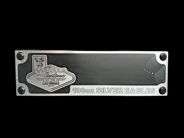 Silver Eagle Brick - AK BLACK - 100oz Capacity (PRICE AS SHOWN $2,798.99)*