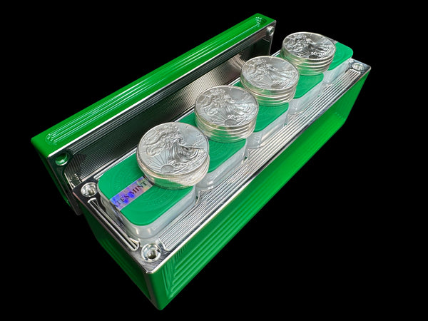 Silver Eagle Brick - EMERALD GREEN - 100oz Capacity (PRICE AS SHOWN $2,298.99)*