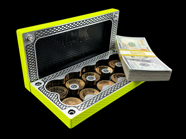 $10k, 50oz Gold Coins REVERSE YELLOW JACKET Survival Brick (PRICE AS SHOWN $2,998.99)*