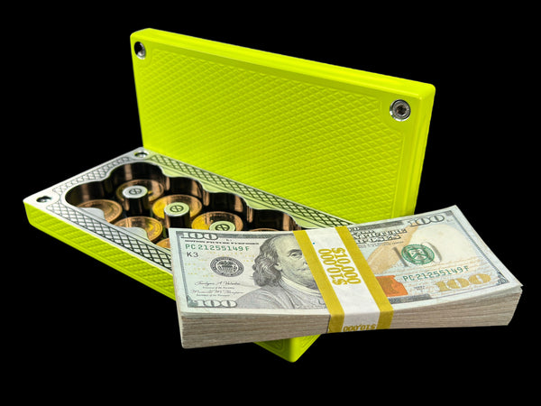 $10k, 50oz Gold Coins REVERSE YELLOW JACKET Survival Brick (PRICE AS SHOWN $2,998.99)*