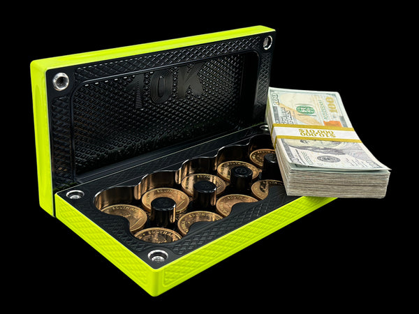 $10k, 50oz Gold Coins Reverse Yellow Jacket Survival Brick (PRICE AS SHOWN $2,698.99)*