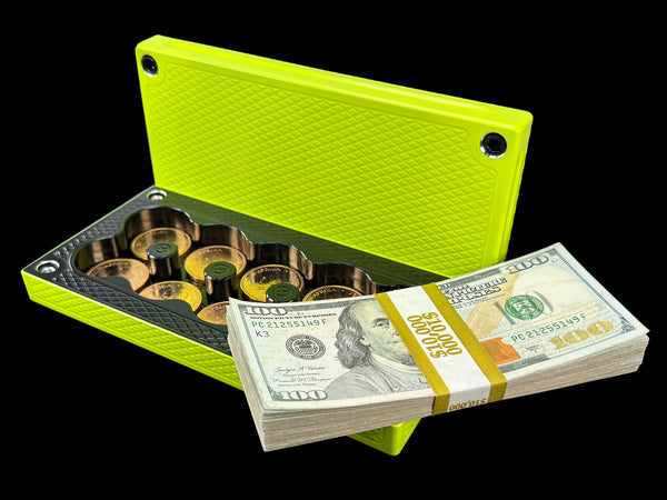 $10k, 50oz Gold Coins Reverse Yellow Jacket Survival Brick (PRICE AS SHOWN $2,698.99)*