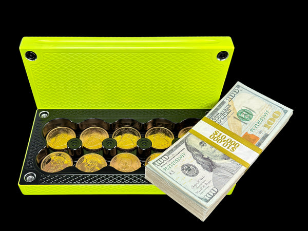 $10k, 50oz Gold Coins Reverse Yellow Jacket Survival Brick (PRICE AS SHOWN $2,698.99)*