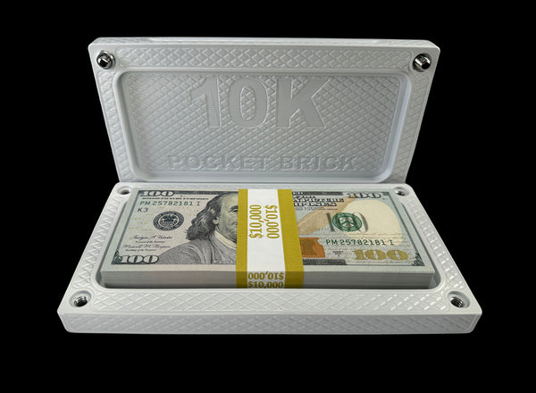 HEAVY POCKET Brick - FLAT WHITE - $10,000 Capacity (PRICE AS SHOWN $1,698.99)