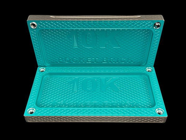 HEAVY POCKET Brick - GOLDEN NICKEL/TURQUOISE - $10,000 Capacity (PRICE AS SHOWN $1,798.99)*