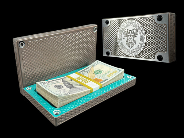 HEAVY POCKET Brick - GOLDEN NICKEL/TURQUOISE - $10,000 Capacity (PRICE AS SHOWN $1,798.99)*