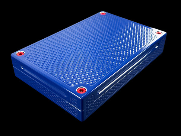 SUPER HEAVYWEIGHT POCKET Brick - SATIN ROYAL BLUE/REDRUM - $10,000 Capacity (PRICE AS SHOWN $1,998.99)*