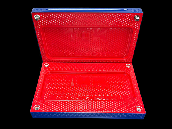 SUPER HEAVYWEIGHT POCKET Brick - SATIN ROYAL BLUE/REDRUM - $10,000 Capacity (PRICE AS SHOWN $1,998.99)*