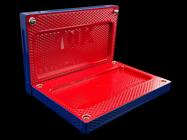 SUPER HEAVYWEIGHT POCKET Brick - SATIN ROYAL BLUE/REDRUM - $10,000 Capacity (PRICE AS SHOWN $1,998.99)*