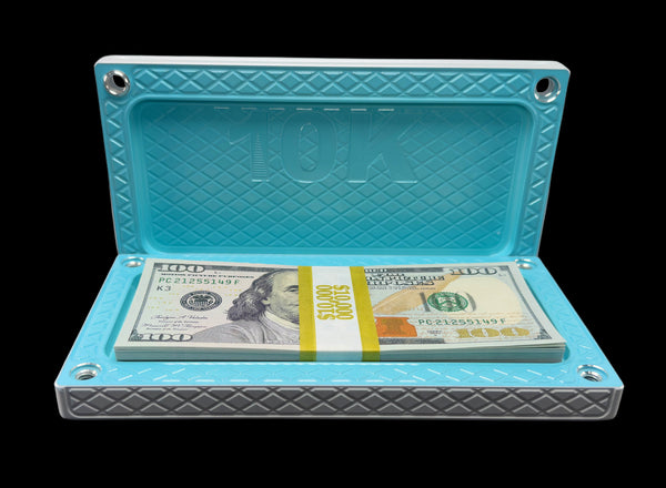 HEAVY POCKET Brick - LUSTER WHITE/TIFFANY BLUE - $10,000 Capacity (PRICE AS SHOWN $1,798.99)