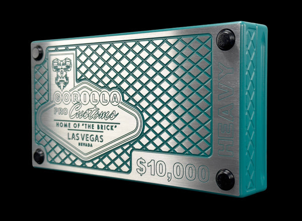 HEAVY POCKET Brick - TURQUOISE - $10,000 Capacity (PRICE AS SHOWN $1,498.99)