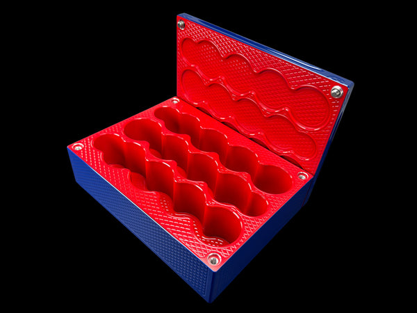 180oz Silver Coins ROYAL BLUE/REDRUM Silver Stacker Brick (PRICE AS SHOWN $2,698.99)*