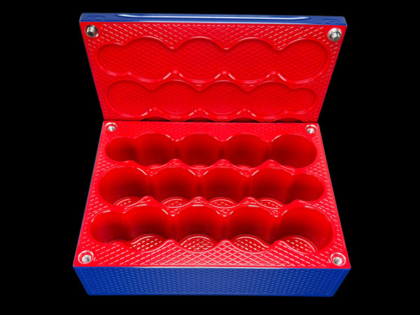 180oz Silver Coins ROYAL BLUE/REDRUM Silver Stacker Brick (PRICE AS SHOWN $2,698.99)*