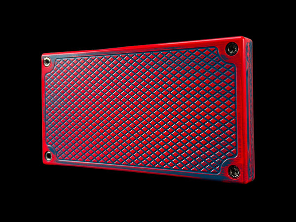 POCKET Brick - NEON RED/ANO BLUE - $1,000 Capacity