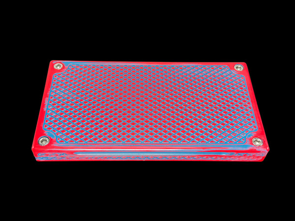 POCKET Brick - NEON RED/ANO BLUE - $1,000 Capacity