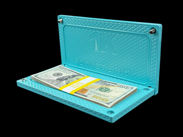 POCKET BRICK - TIFFANY BLUE - $1,000 CAPACITY (PRICE AS SHOWN $1,049.99)*