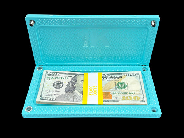 POCKET BRICK - TIFFANY BLUE - $1,000 CAPACITY (PRICE AS SHOWN $1,049.99)*