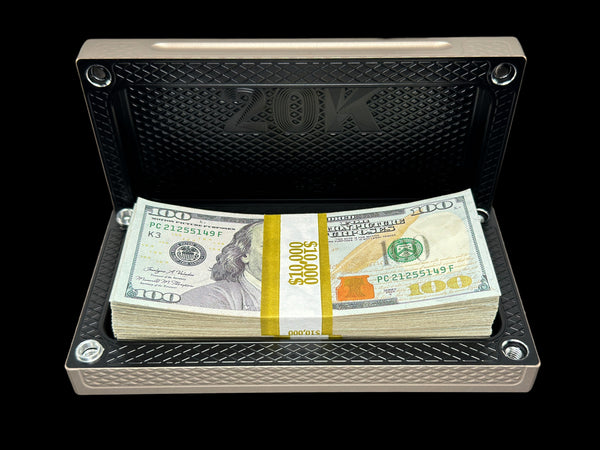 POCKET Brick - GOLDEN NICKEL/AK BLACK - $20,000 Capacity (PRICE AS SHOWN $1,799.99)*