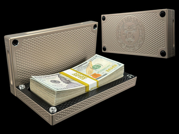 POCKET Brick - GOLDEN NICKEL/AK BLACK - $20,000 Capacity (PRICE AS SHOWN $1,799.99)*