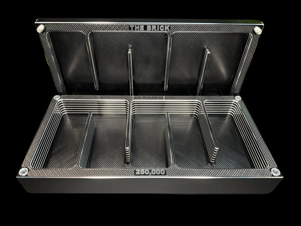 $250,000 CAPACITY BRICK BLOWOUT -  ANODIZED BLACK - NO HANDLES (PRICE WAS $5998.99 / NOW $2,999.99)