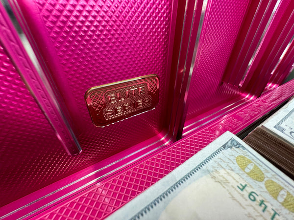 $250,000 CAPACITY BRICK BLOWOUT -  ANODIZED PINK  - NO HANDLES (PRICE WAS $7,998.99 / NOW $3,999.99)