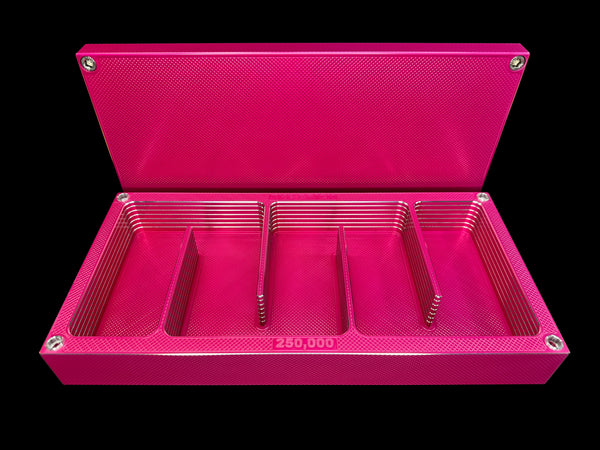 $250,000 CAPACITY BRICK BLOWOUT -  ANODIZED PINK  - NO HANDLES (PRICE WAS $7,998.99 / NOW $3,999.99)