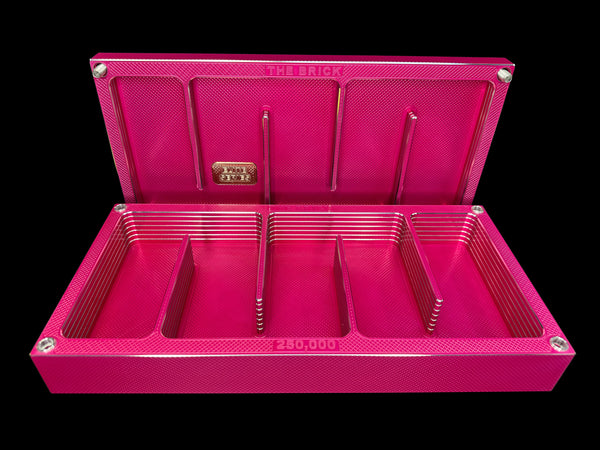 $250,000 CAPACITY BRICK BLOWOUT -  ANODIZED PINK  - NO HANDLES (PRICE WAS $7,998.99 / NOW $3,999.99)