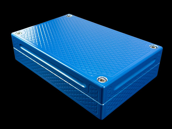 SUPER HEAVYWEIGHT POCKET Brick - ANO BLUE / GOLDEN NICKEL - $25,000 Capacity (PRICE AS SHOWN $2,898.99)*