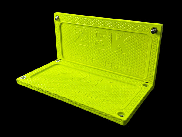 POCKET Brick - NEON YELLOW - $2,500 Capacity (PRICE AS SHOWN $1,269.99)*