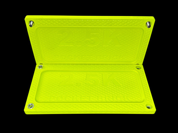 POCKET Brick - NEON YELLOW - $2,500 Capacity (PRICE AS SHOWN $1,269.99)*