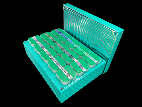 Silver Eagle Coin Brick - TIFFANY TEAL - 300oz. Capacity