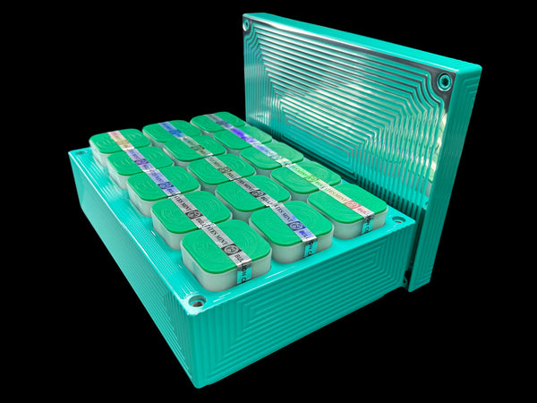 Silver Eagle Coin Brick - TIFFANY TEAL - 300oz. Capacity