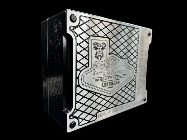 Silver Maple Leaf Monster Brick - AK BLACK - 500oz. Capacity (PRICE AS SHOWN $10,098.98)*