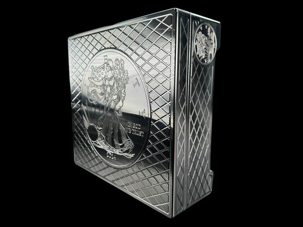 Silver Eagle Monster Brick - MACHINED - 500oz. Capacity (PRICE AS SHOWN $7,899.98)*