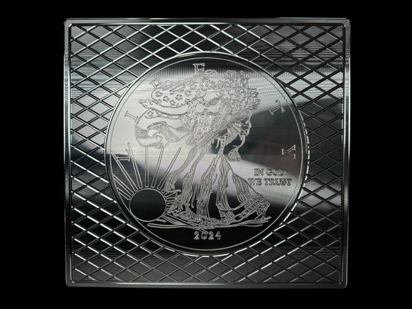 Silver Eagle Monster Brick - MACHINED - 500oz. Capacity (PRICE AS SHOWN $7,899.98)*