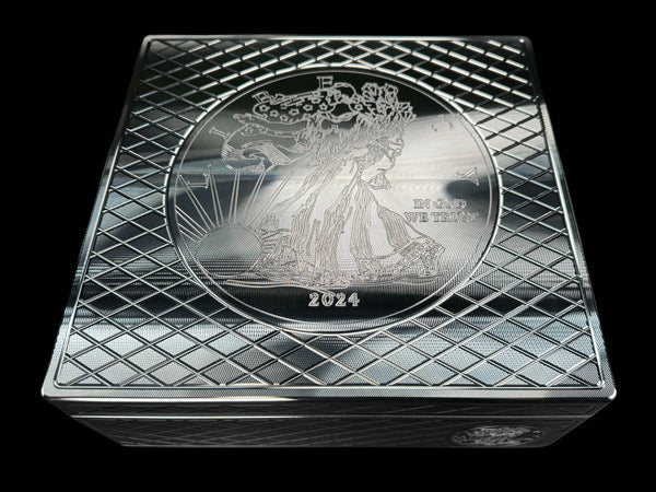 Silver Eagle Monster Brick - MACHINED - 500oz. Capacity (PRICE AS SHOWN $7,899.98)*