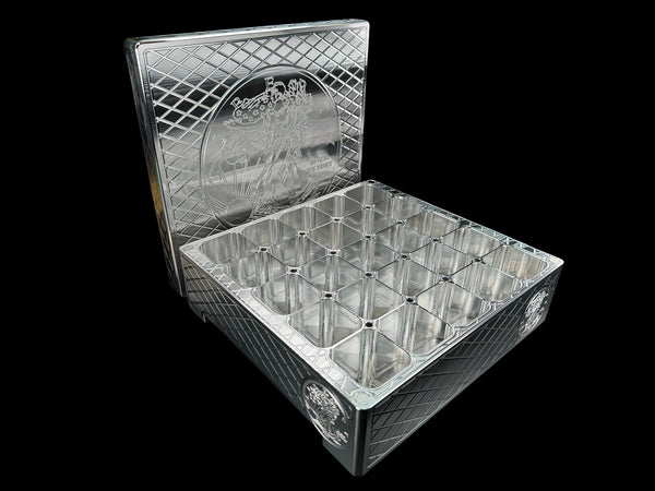 Silver Eagle Monster Brick - MACHINED - 500oz. Capacity (PRICE AS SHOWN $7,899.98)*