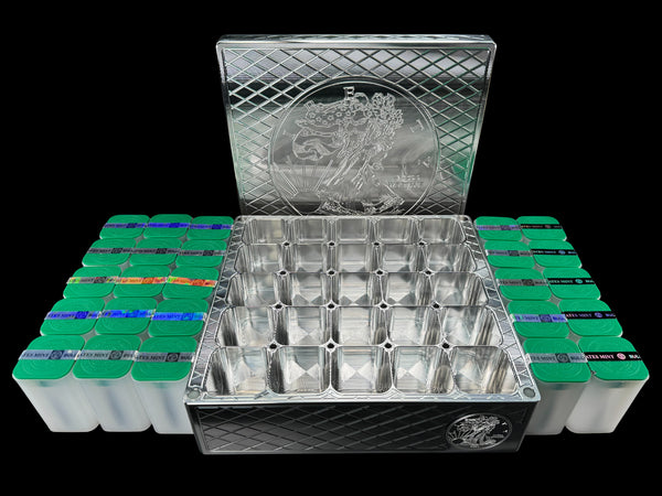 Silver Eagle Monster Brick - MACHINED - 500oz. Capacity (PRICE AS SHOWN $7,899.98)*