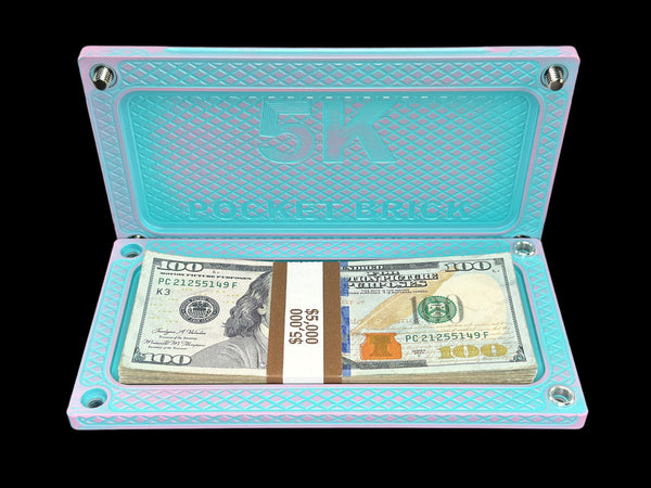 POCKET Brick - Tiffany Blue/Baby Pink - $5,000 Capacity