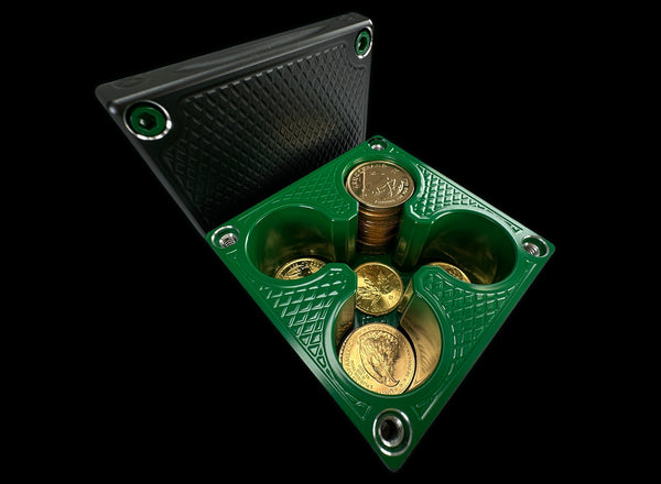 3.25x4 75 1oz Gold Coins LUCKY CHARM Gold Stacker Survival Brick (PRICE AS SHOWN $2,028.99)*