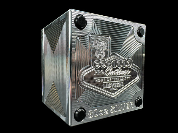 80oz 4x4 Silver Coins MACHINED Silver Stacker Survival Brick (PRICE AS SHOWN $1,299.99)*