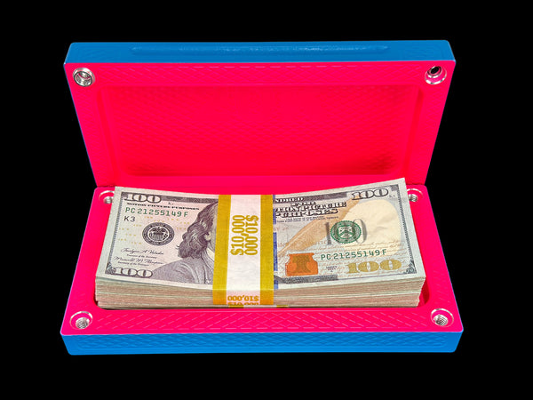 POCKET Brick - ANO BLUE/NEON PINK - $20,000 Capacity (PRICE AS SHOWN $1,799.99)*