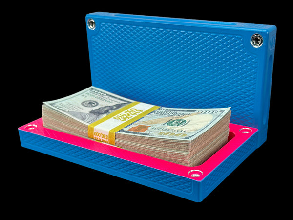 POCKET Brick - ANO BLUE/NEON PINK - $20,000 Capacity (PRICE AS SHOWN $1,799.99)*