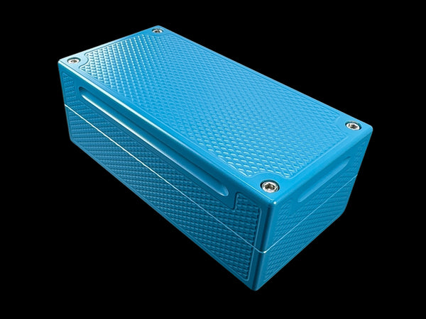 $25k, 80oz Silver Coin AQUA_BLUE/NEON RED Survival Brick (PRICE AS SHOWN $2,398.99)*