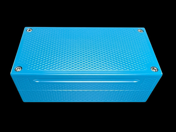 $25k, 80oz Silver Coin AQUA_BLUE/NEON RED Survival Brick (PRICE AS SHOWN $2,398.99)*