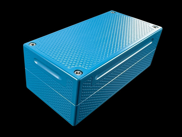 $25k, 80oz Silver Coin AQUA_BLUE/NEON RED Survival Brick (PRICE AS SHOWN $2,398.99)*