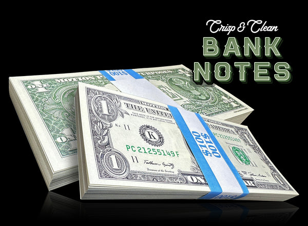 "BANK NOTES" DOUBLE SIDED Prop Cash | $1 Dollar Bills